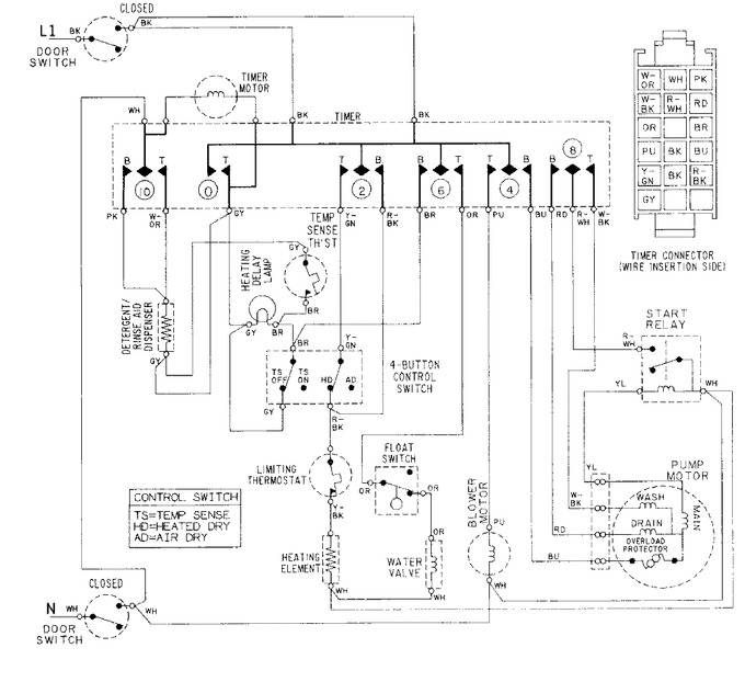 Diagram for DWC8330AAW