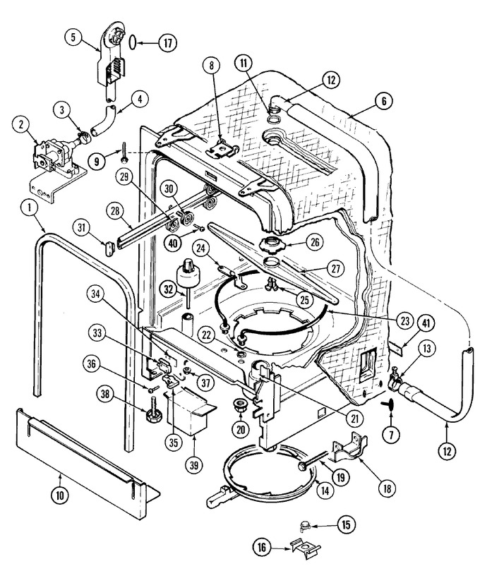 Diagram for DWU7400BBE