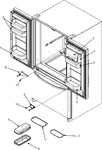 Diagram for 12 - Ref Dr Storage & Center Hinges