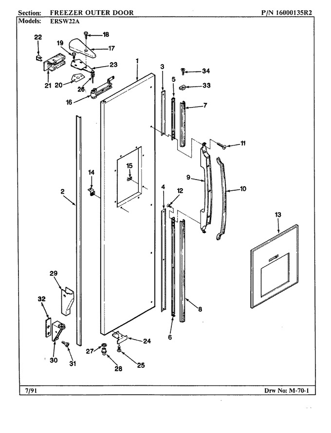 Diagram for ERSW22A (BOM: AM35B)