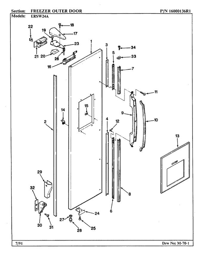 Diagram for ERSW24A (BOM: BM85A)