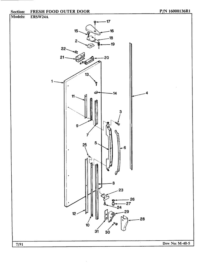 Diagram for ERSW24A (BOM: BM85A)