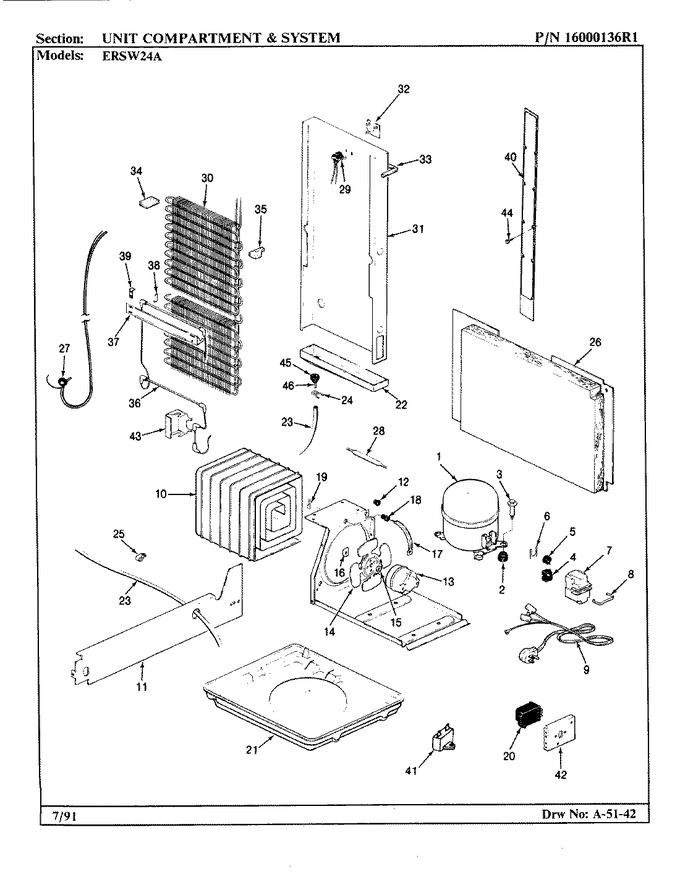Diagram for ERSW24A (BOM: AM85A)