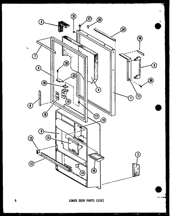 Diagram for ESR14A (BOM: P6030344W)