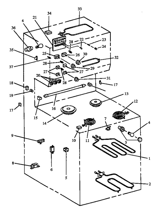 Diagram for EST3992W (BOM: P1132620N W)