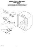 Diagram for 03 - Refrigerator Liner Parts