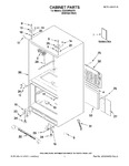 Diagram for 01 - Cabinet Parts