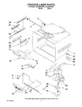 Diagram for 02 - Freezer Liner Parts