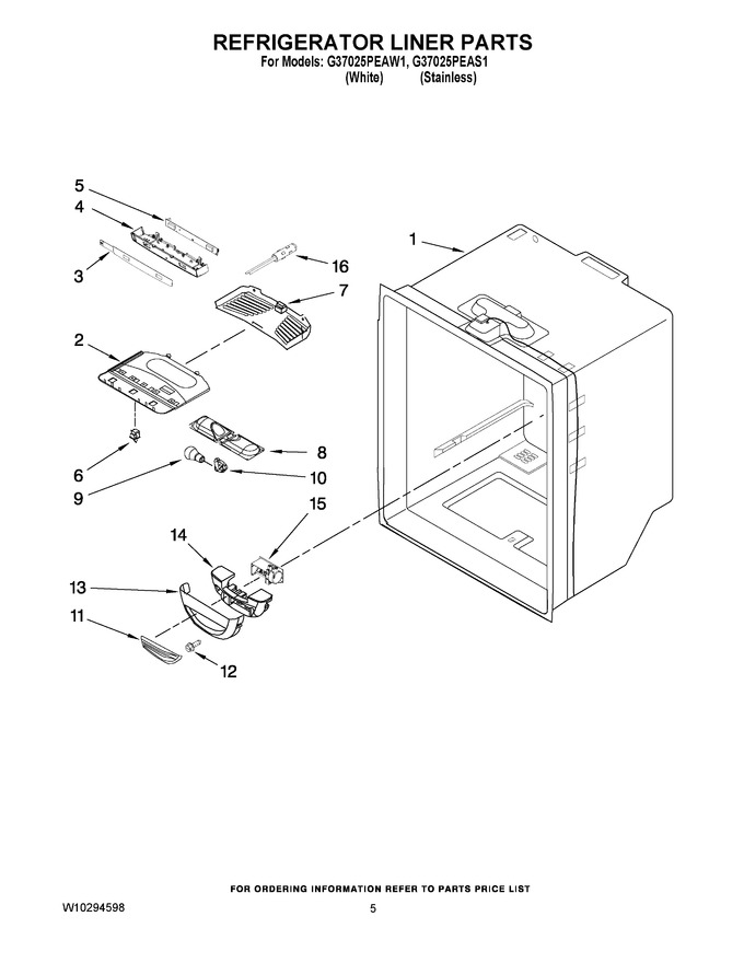 Diagram for G37025PEAW1
