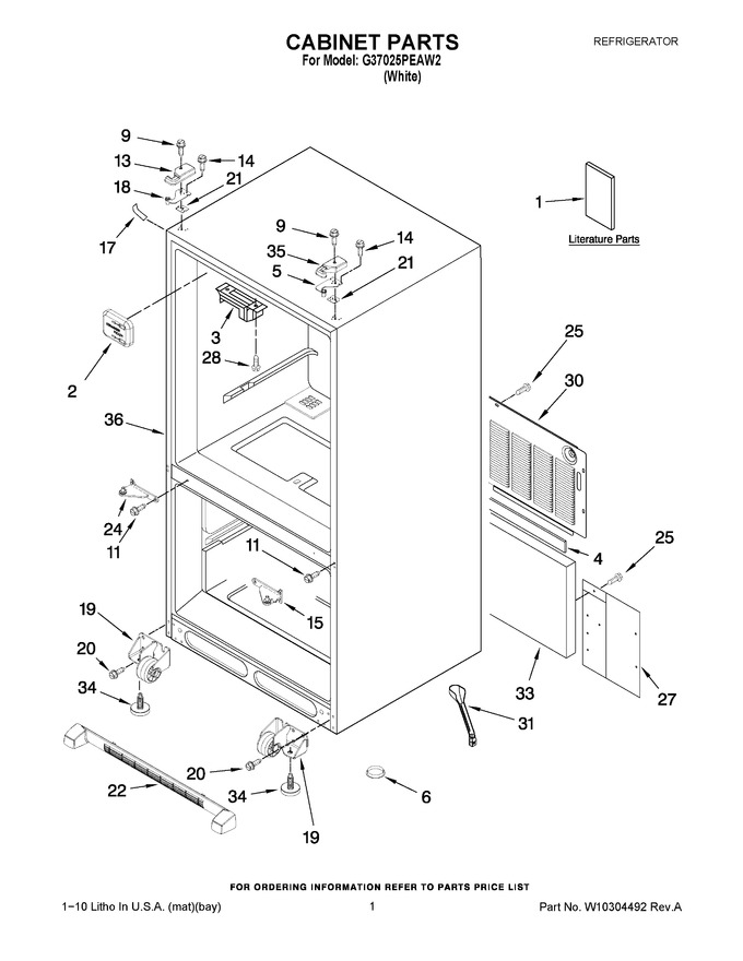 Diagram for G37025PEAW2