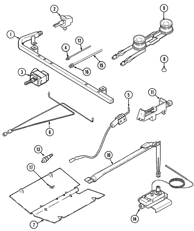 Diagram for GM3110MXAW