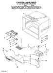 Diagram for 03 - Freezer Liner Parts