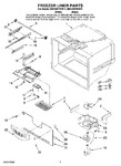 Diagram for 03 - Freezer Liner Parts