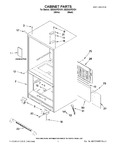 Diagram for 01 - Cabinet Parts