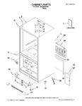 Diagram for 01 - Cabinet Parts