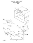 Diagram for 03 - Freezer Liner Parts