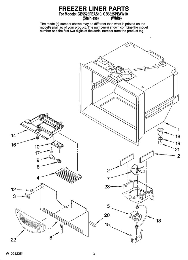 Diagram for GB5525PEAS10