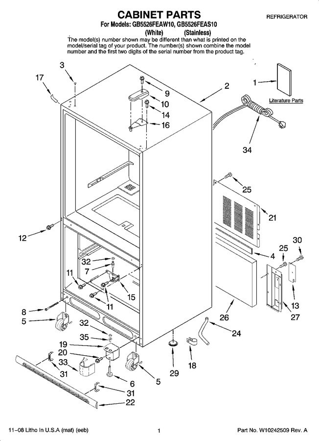 Diagram for GB5526FEAS10