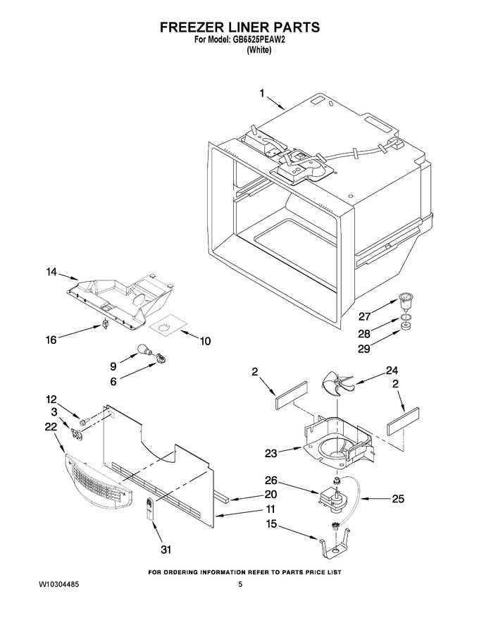 Diagram for GB6525PEAW2