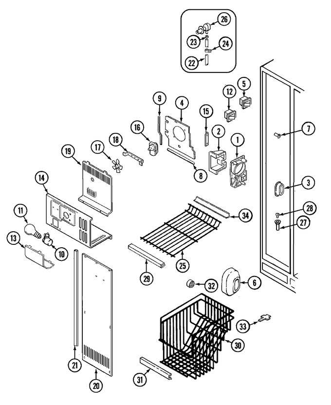 Diagram for JRSD2490TB