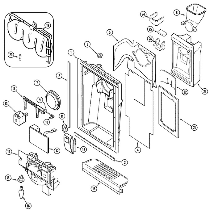 Diagram for GS2727EEDW