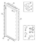 Diagram for 07 - Fresh Food Outer Door
