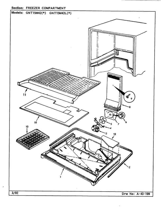 Diagram for GNT15M42 (BOM: BF02B)