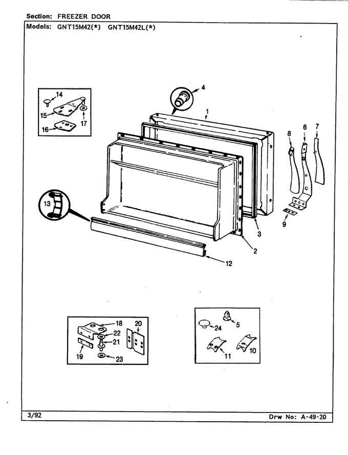 Diagram for GNT15M42 (BOM: BF02B)