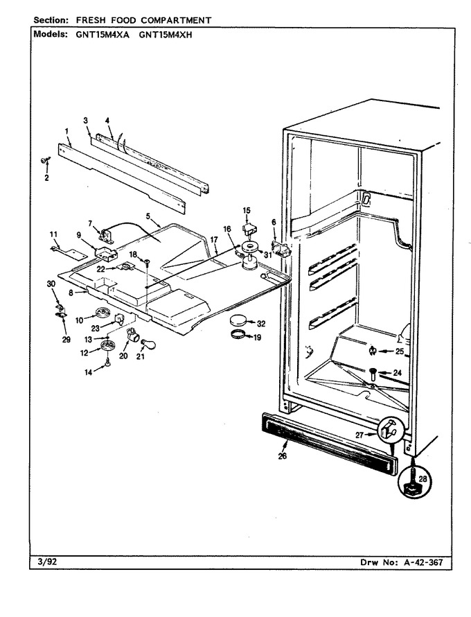 Diagram for GNT15M4XA (BOM: CF08A)