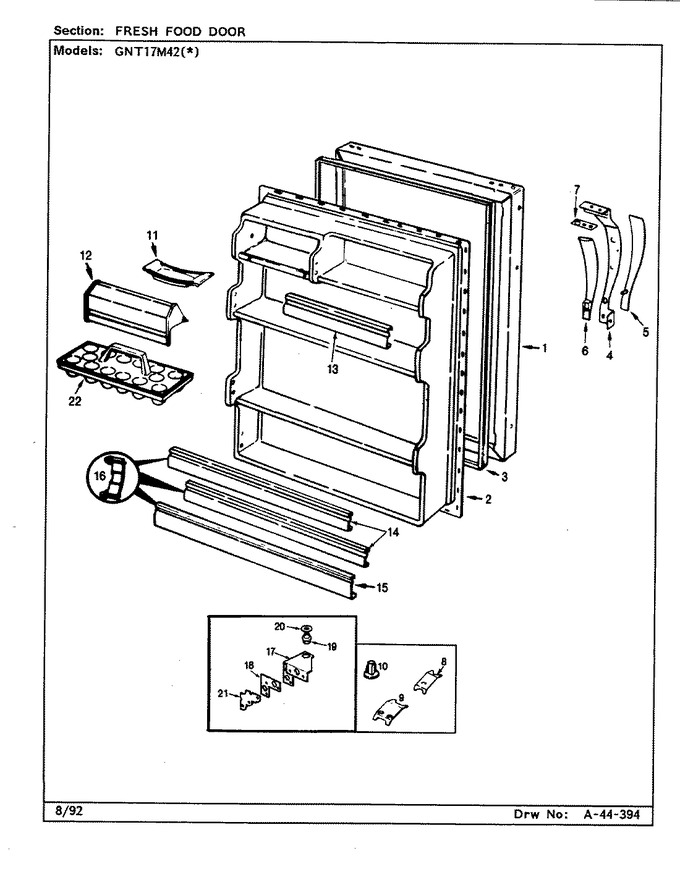 Diagram for GNT17M42 (BOM: BF36B)