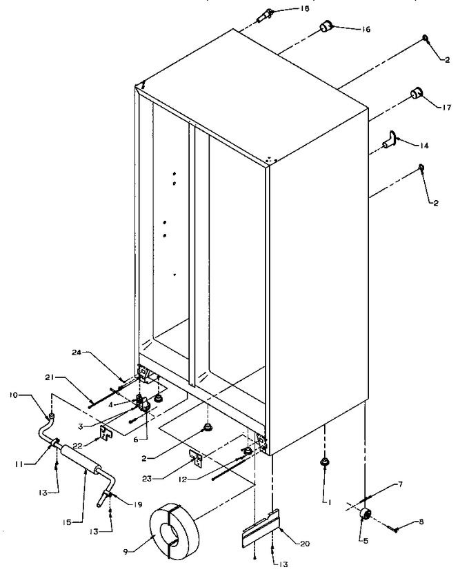 Diagram for GRH2402SW (BOM: P1168104W W)