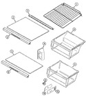 Diagram for 08 - Shelves & Accessories