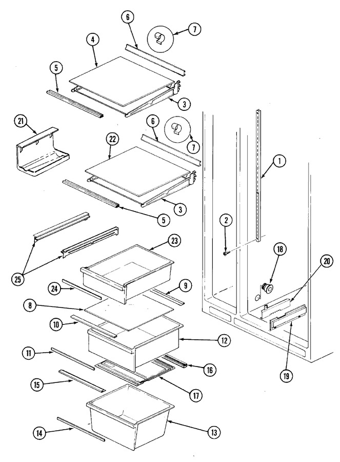 Diagram for GS24X8DA (BOM: DR84A)