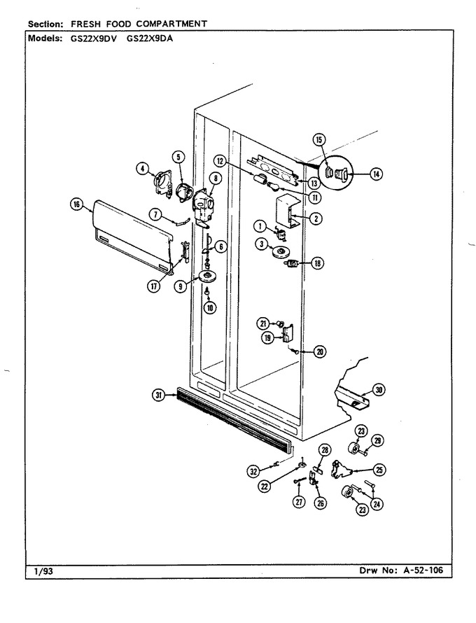 Diagram for GS22X9DA (BOM: DR36A)
