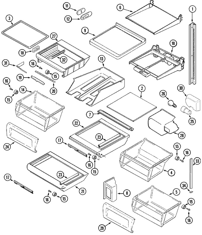 Diagram for GS2727EEDB