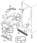 Diagram for 04 - Fresh Food Compartment