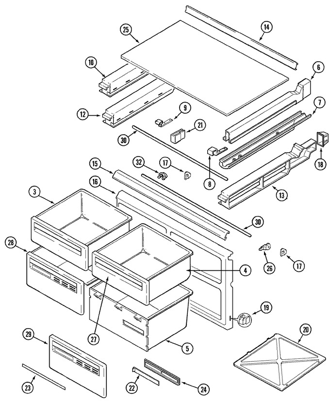 Diagram for GT21X93V (BOM: DF83A)
