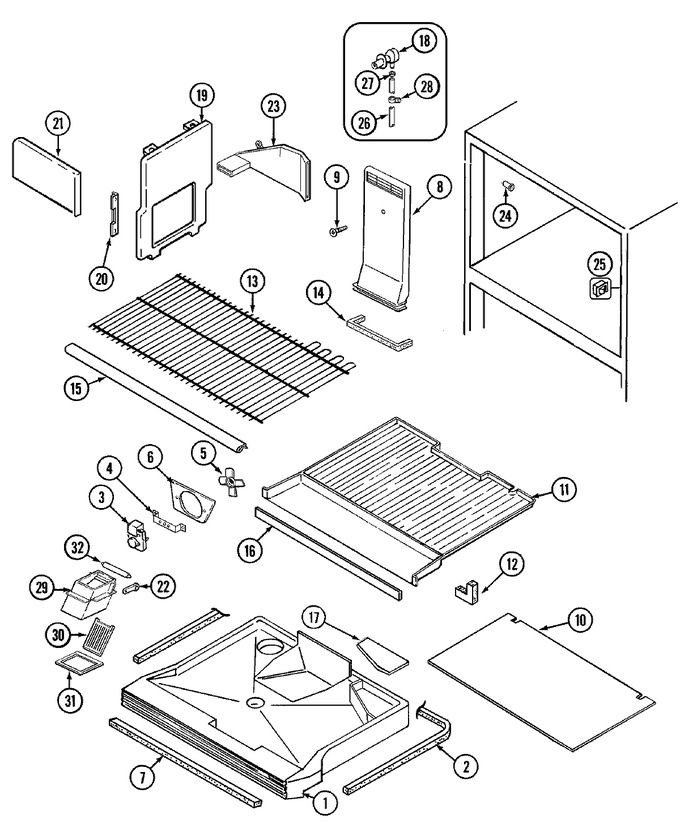 Diagram for GT22X8DV (BOM: DC87A)