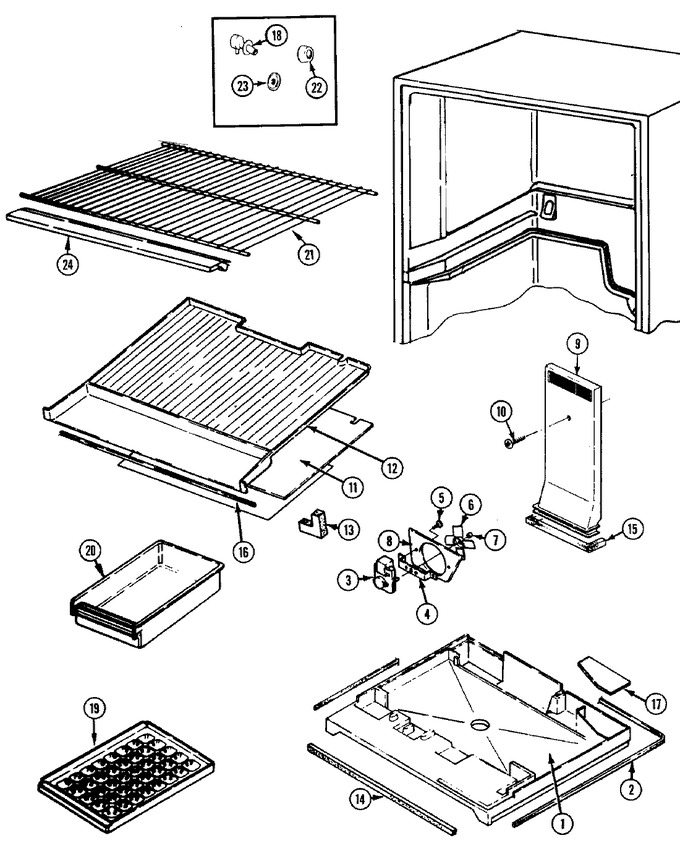 Diagram for HRNT23393V (BOM: DF98A)