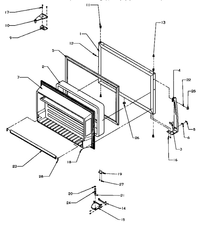 Diagram for GTG18AW (BOM: P1181714W W)
