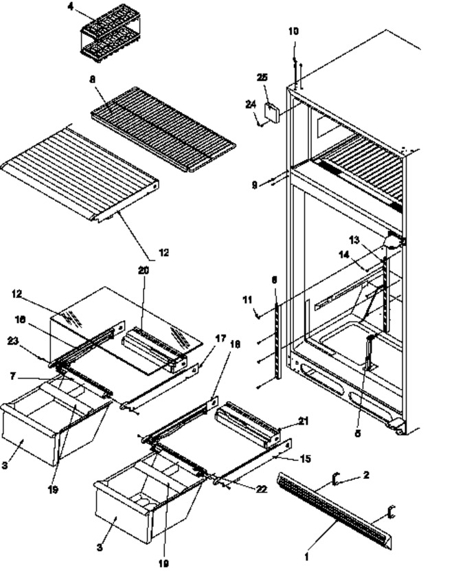 Diagram for GTG18B2W (BOM: P1192803W W)