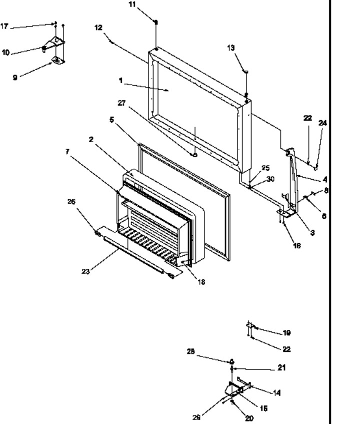 Diagram for GTG21B2W (BOM: P1193004W W)