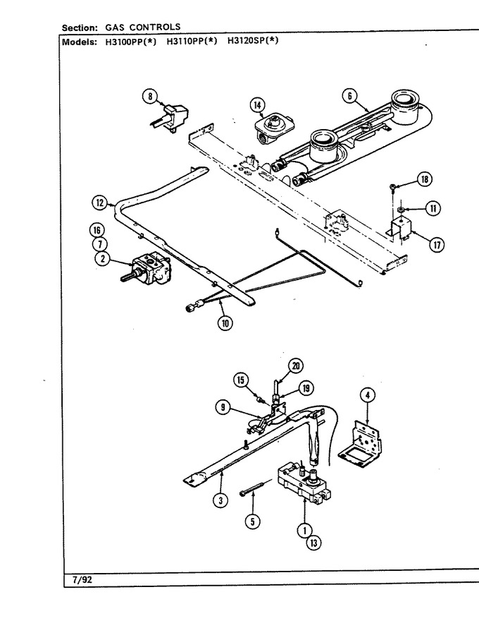 Diagram for H3120SPW