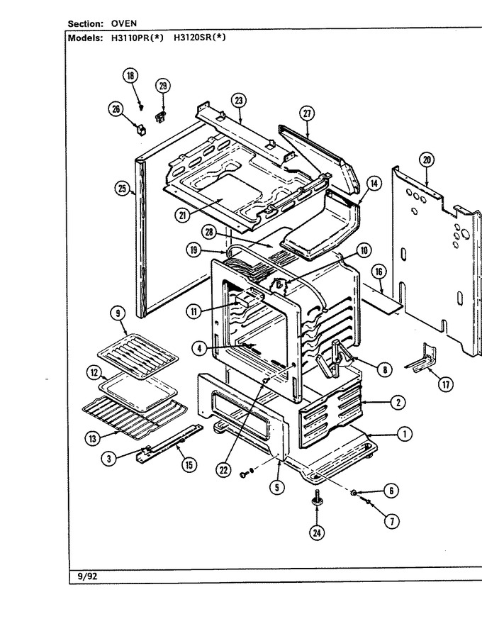 Diagram for H3120SRA
