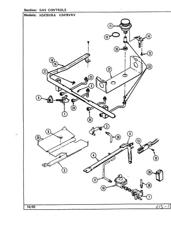 Diagram for H3478VRV