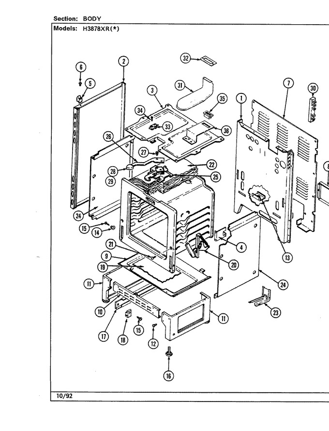 Diagram for H3878XRA