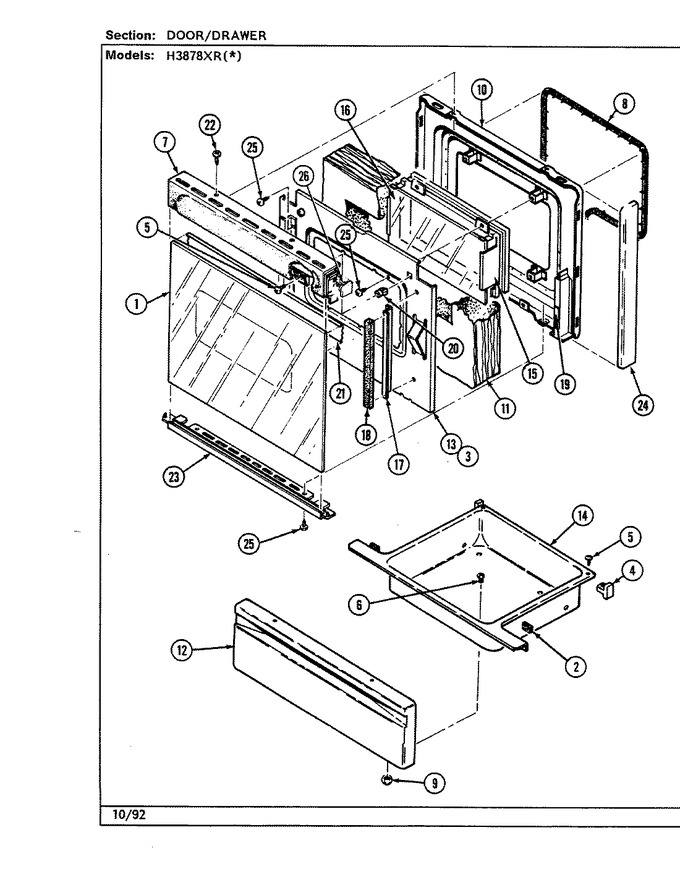 Diagram for H3878XRA