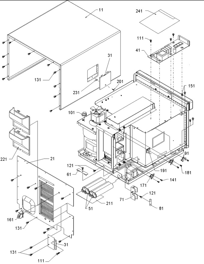 Diagram for HDC18 (BOM: P1323013M)