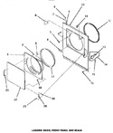 Diagram for 09 - Loading Door, Front Panel & Seals