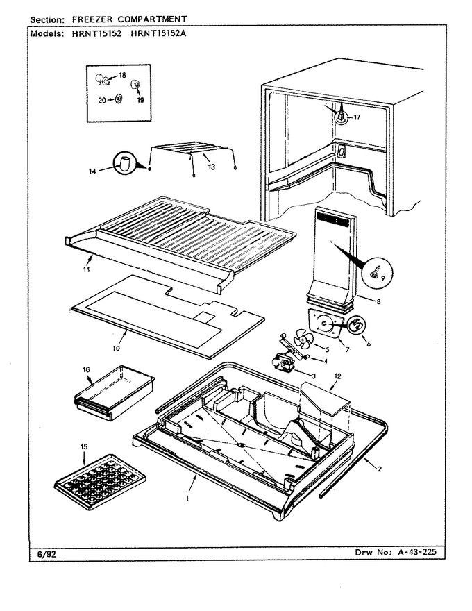 Diagram for HRNT15152 (BOM: CF12A)